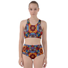 Farbenpracht Kaleidoscope Racer Back Bikini Set