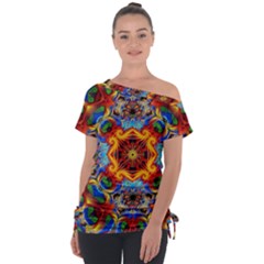 Farbenpracht Kaleidoscope Tie-Up Tee