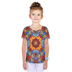 Farbenpracht Kaleidoscope Kids  One Piece Tee