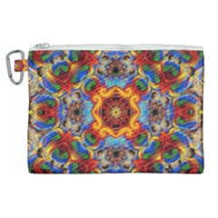 Farbenpracht Kaleidoscope Canvas Cosmetic Bag (XL)