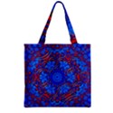 Background Fractals Surreal Design Art Zipper Grocery Tote Bag View2