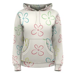 Flower Background Nature Floral Women s Pullover Hoodie by Mariart