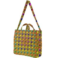 Background  Kaleidoscope Square Shoulder Tote Bag