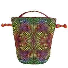 Pattern Background Drawstring Bucket Bag by Pakrebo