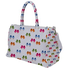 Tweet-hearts Pattern Duffel Travel Bag by WensdaiAmbrose