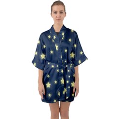 Twinkle Quarter Sleeve Kimono Robe by WensdaiAmbrose