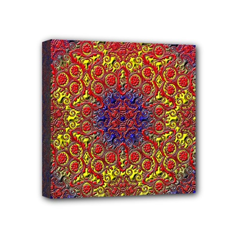 Background Image  Wall Design Mini Canvas 4  x 4  (Stretched)