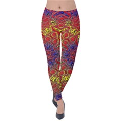 Background Image  Wall Design Velvet Leggings