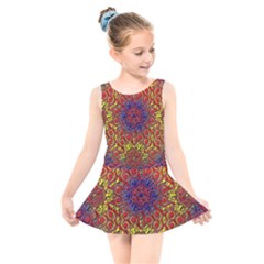 Background Image  Wall Design Kids  Skater Dress Swimsuit