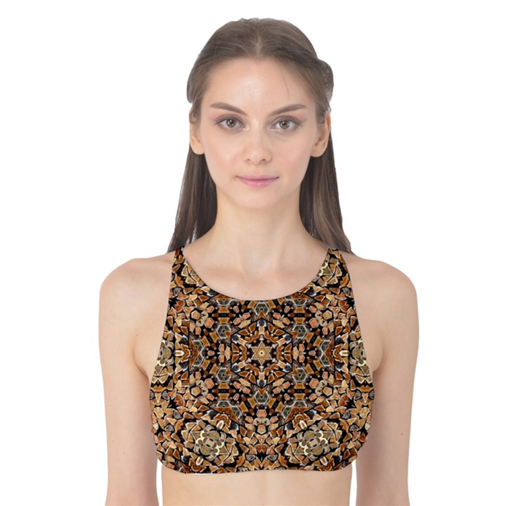 Pattern  Background Tank Bikini Top