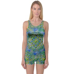 Farbenpracht Kaleidoscope One Piece Boyleg Swimsuit