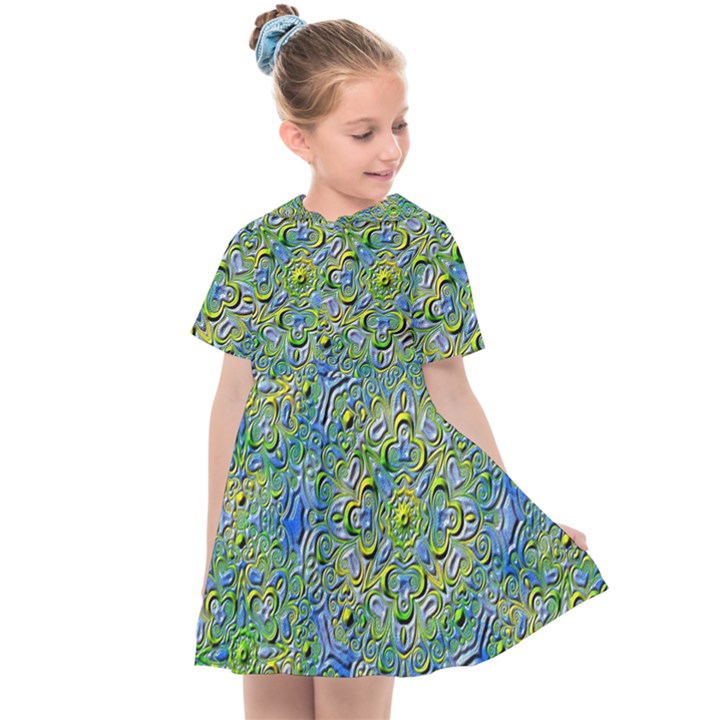 Farbenpracht Kaleidoscope Kids  Sailor Dress