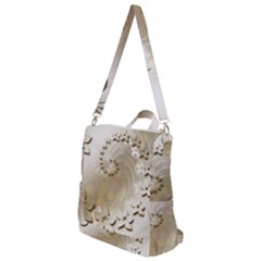 Flora Flowers Background Leaf Crossbody Backpack by Mariart