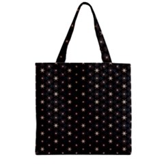 Background Pattern Structure Zipper Grocery Tote Bag