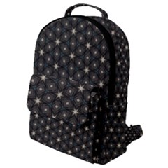 Background Pattern Structure Flap Pocket Backpack (small)