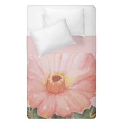 Cactus flower on pink ink Duvet Cover Double Side (Single Size)