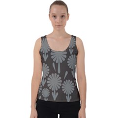 Zappwaits Velvet Tank Top