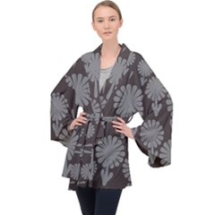 Zappwaits Velvet Kimono Robe