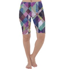 Geometric Sense Cropped Leggings  by WensdaiAmbrose