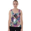 Geometric Sense Velvet Tank Top View1