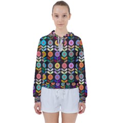 Zappwaits Flowers Women s Tie Up Sweat