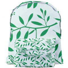 Leaves Foliage Green Wallpaper Giant Full Print Backpack by Mariart