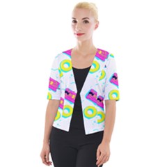 Swim Playboy Summer Mode Cropped Button Cardigan