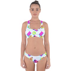 Swim Playboy Summer Mode Cross Back Hipster Bikini Set by Alisyart