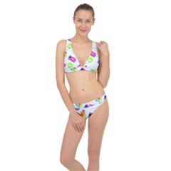 Swim Playboy Summer Mode Classic Banded Bikini Set  by Alisyart