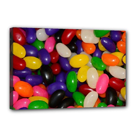 Jelly Beans Canvas 18  X 12  (stretched) by pauchesstore