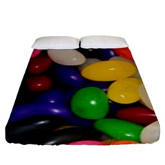 Jelly Beans Fitted Sheet (king Size) by pauchesstore