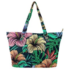 Hibiscus Dream Full Print Shoulder Bag