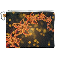 Flowers Background Bokeh Leaf Canvas Cosmetic Bag (xxl)