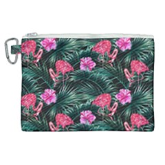 Rose flamingos Canvas Cosmetic Bag (XL)