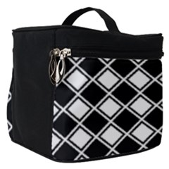 Black And White Diamonds Make Up Travel Bag (small) by retrotoomoderndesigns
