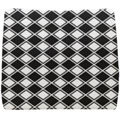 Black And White Diamonds Seat Cushion