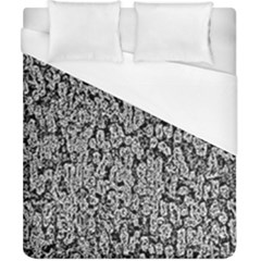 Black And White Abstract Duvet Cover (california King Size) by retrotoomoderndesigns