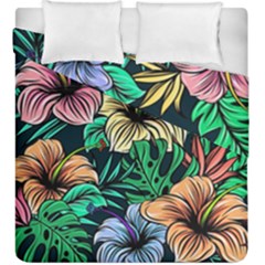 Hibiscus Dream Duvet Cover Double Side (king Size) by retrotoomoderndesigns