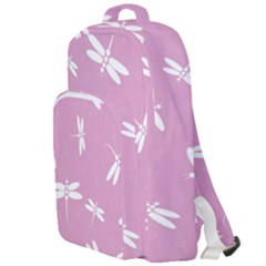 Dragonflies Pattern Double Compartment Backpack by Valentinaart