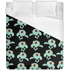 Squidward In Repose Pattern Duvet Cover (california King Size) by Valentinaart