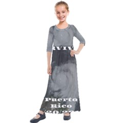 Survivor Kids  Quarter Sleeve Maxi Dress