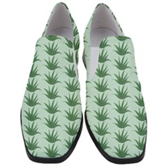 Aloe-ve You, Very Much  Slip On Heel Loafers by WensdaiAmbrose