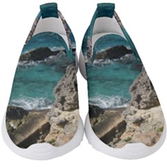 Isla Mujeres Mexico Kids  Slip On Sneakers by StarvingArtisan