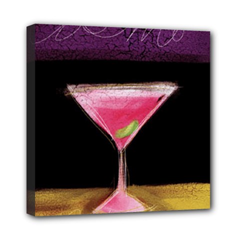 Cosmo Cocktails Mini Canvas 8  X 8  (stretched) by StarvingArtisan