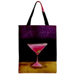 Cosmo Cocktails Zipper Classic Tote Bag by StarvingArtisan