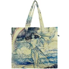 Vintage - To See The Sea Canvas Travel Bag by WensdaiAmbrose