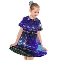 Columbus Commons Kids  Short Sleeve Shirt Dress