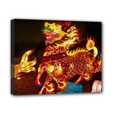 Dragon Lights Canvas 10  X 8  (stretched)