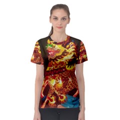 Dragon Lights Women s Sport Mesh Tee