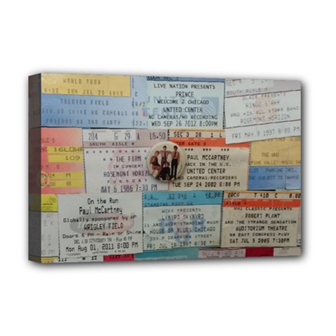 Concert Memorabilia  Deluxe Canvas 18  X 12  (stretched) by StarvingArtisan